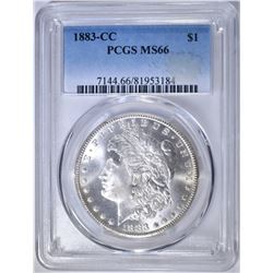1883-CC MORGAN DOLLAR  PCGS MS-66
