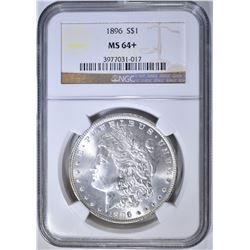 1896 MORGAN DOLLAR  NGC MS-64+