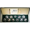 Image 1 : CANADA 1988 OLYMPIC 10-COIN SILVER PROOF SET