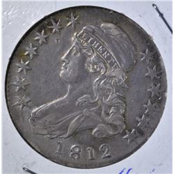 1812 CAPPED BUST HALF DOLLAR  XF