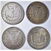 Image 2 : LOT OF 4 1921 XF MORGAN DOLLARS: