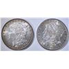 Image 1 : 1881-S & 1896 MORGAN DOLLARS  CH BU