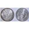 Image 2 : 1881-S & 1896 MORGAN DOLLARS  CH BU