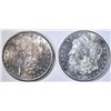 Image 1 : 1879-S & 85-O MORGAN DOLLARS  CH BU