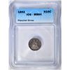 Image 1 : 1843 SEATED LIBERTY HALF DIME  ICG MS-64