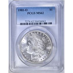 1901-O MORGAN DOLLAR  PCGS MS-62
