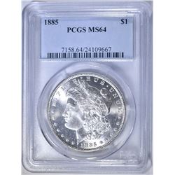 1885 MORGAN DOLLAR  PCGS MS-64