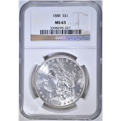 1888 MORGAN DOLLAR  NGC MS-63