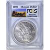 Image 1 : 1898 MORGAN DOLLAR  PCGS  BU