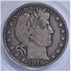 Image 2 : 1915 BARBER HALF DOLLAR  ICG F-12
