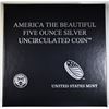 Image 1 : 2013 FIVE OUNCE ATB QUARTER UNC ORIG BOX/COA