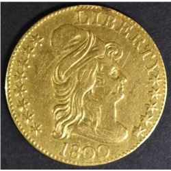 1800 $5 CAPPED BUST GOLD, XF