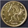 Image 1 : 1842-D $5.00 GOLD LIBERTY CH AU