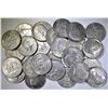 Image 1 : 25-MIXED DATE CIRC 40% SILVER KENNEDY HALF DOLLARS