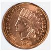 Image 2 : 1874 INDIAN CENT RNG GEM BU RED