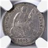 Image 2 : 1865-S SEATED LIBERTY HALF DIME NGC AU-50