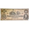 Image 1 : 1862 $10.00 CONFEDERATE NOTE