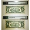 Image 2 : 1953 A & 1963 LEGAL TENDER NOTES PMG-66 EPQ