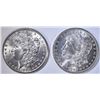 Image 1 : 1885 & 1898-O MORGAN DOLLARS CH BU