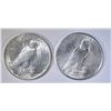 Image 2 : 1922 & 25 PEACE DOLLARS