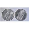 Image 2 : 1923 & 1924 AU/BU PEACE DOLLARS