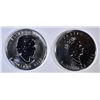 Image 2 : 1998 & 2006 ONE OUNCE CANADA MAPLE LEAF COINS