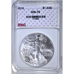 2016 AMERICAN SILVER EAGLE RNG PERFECT GEM BU