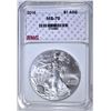 Image 1 : 2016 AMERICAN SILVER EAGLE RNG PERFECT GEM BU