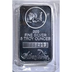 FIVE OUNCE .999 SILVER BAR