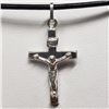 Image 2 : Sterling Silver Cross Necklace, Suggested Retail Value $100