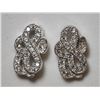 Image 1 : Sterling Silver Cubic Zirconia Earrings, Approx Retail $40