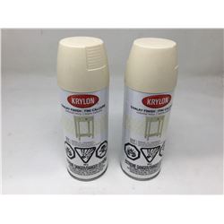 Krylon Chalky Finish- Colonial Ivory (2 x 340g)