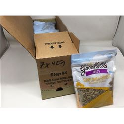 Goodfields Sunflower Kernels- Roasted & Salted (7 x 425g)