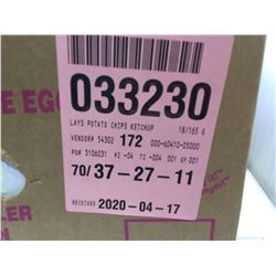 Lays Ketchup Potato Chips (18 x 165g)