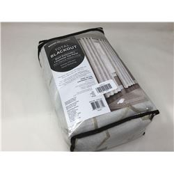 Design Solutions Total Blackout Emroidery Grommet Top Panel