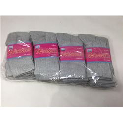 Crew Socks- Grey (size 9-11)