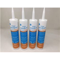 GE Max SpeedpaintSilconized Acrylic-White (4 x 299ml)