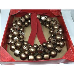 18in Jingle Bell Wreath with Bow