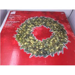 30in LED Pre-Lit Wreath
