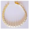 Image 2 : 7" SOLID 14K GOLD PLUMERIA HAWAIIAN FLOWER BRACELET NEW