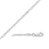 Image 1 : SOLID 14K GOLD BABY FIGARO CHAIN 20" NECKLACE, 2g