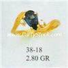Image 1 : SOLIDO 14K ORO PISCIS MARZO ANILLO JOYA HOROSCOPO