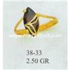 Image 1 : 14K GOLD SIMULATED DIAMOND AMETHYST RING FREE SIZING!