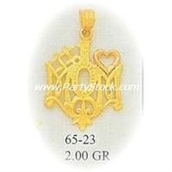 14K Gold!! Pendant Charm Jewelry Mother's Day #1
