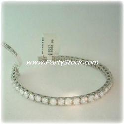 $16,900 SOLID 18K GOLD 10CTW GENUINE DIAMOND BRACELET