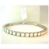 Image 3 : 14K GOLD 12 CTW GENUINE DIAMOND TENNIS BRACELET 8" INCHES
