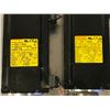 Image 4 : (2) FANUC A06B-0116-B275#0008 AC SERVO MOTOR