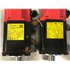 Image 4 : (2) FANUC A06B-0114-B275#0008 AC SERVO MOTOR
