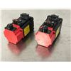 Image 2 : (2) FANUC A06B-0114-B275#0008 AC SERVO MOTOR
