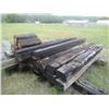 Image 1 : 33 Items-14) Railway Ties 8) Treated Posts 4) Blocks) 7) 6' Treated Fence Posts